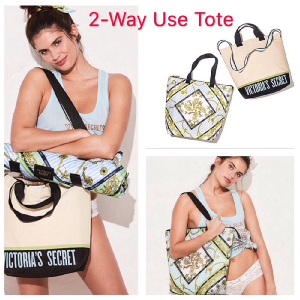 NWT 3 PC Victoria's Secret Beach & Picnic Tote Bundle - Picture 3 of 8